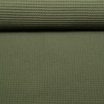 Nid d'abeille Lotta - Uni Vert olive foncé
