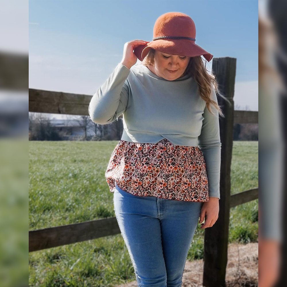 Pullover - Girly Sweater Umstands- und Stillversion - Schnittmuster eBook-6 Pullover - Girly Sweater Umstands- und Stillversion - Schnittmuster eBook-6