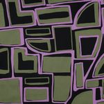 Bomuldssatin - Geometrisk sort Bomuldssatin - Geometrisk sort