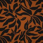 Klännings- och blusmaterial - stretch leaves rust