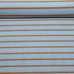 Eponge stretch - Rayures Bleu Marron Teint au fil