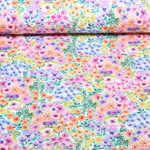 Jersey - fleurs numériques Multicolore