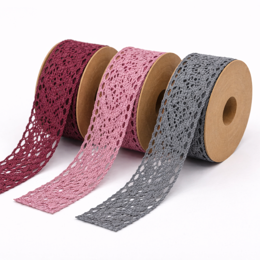 Ruban dentelle coton 20mm - au mètre Ruban dentelle coton 20mm - au mètre