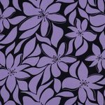 Viskos - Stora blommor Marin