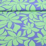 Viscose - Grandes fleurs Violet Viscose - Grandes fleurs Violet
