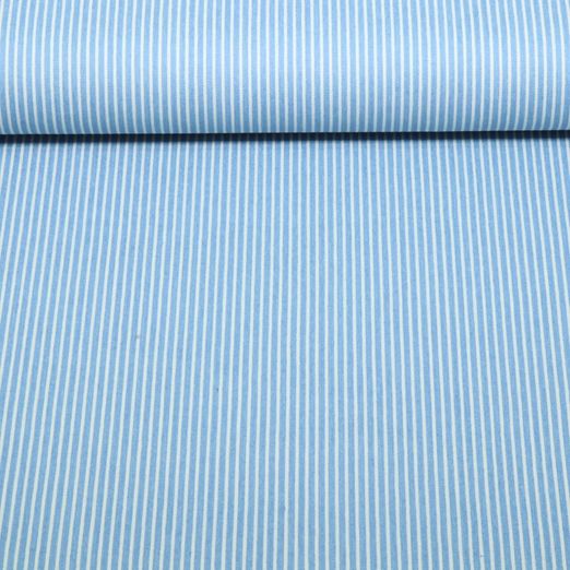 Jeans - Qjutie & the Qjutest Stretch Rayures Bleu Blanc
