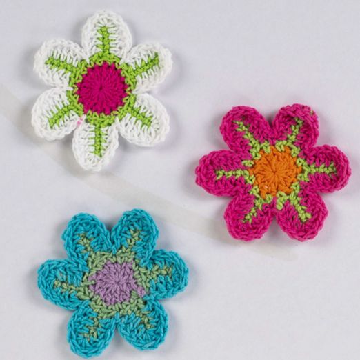 Qjutie Häkelpatch - Blume - 1 Stück Qjutie Häkelpatch - Blume - 1 Stück