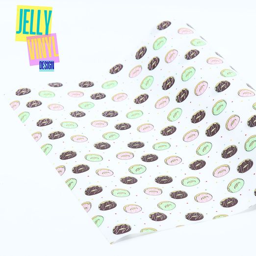 Vinyle Jelly Design - 30 x 135 cm - Donuts