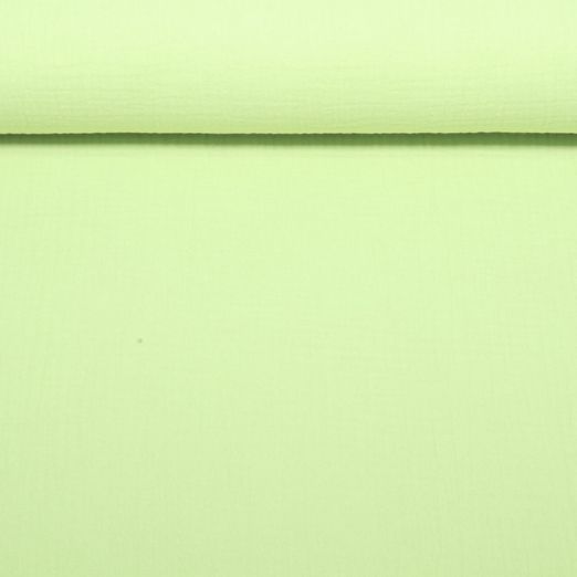 Gaze de coton bio - Vert tilleul