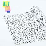 Jelly Vinyl Design - 30 x 135cm - Dots schwarz