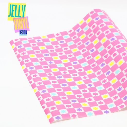 Jelly Vinyl Design - 30 x 135cm - Flower Karo