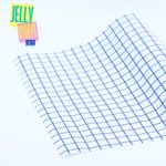 Vinyle Jelly Design - 30 x 135 cm - Grille Bleu