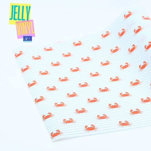 Vinyle Jelly Design - 30 x 135 cm - Crabes