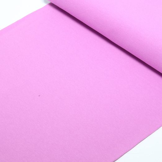 Bord-côte bio uni - Violet clair 082 Bord-côte bio uni - Violet clair 082