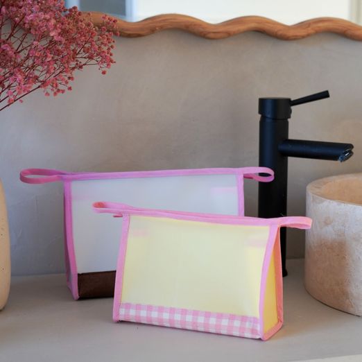 Trousse à maquillage Vinyle Jelly avec tuto *Sac Star*