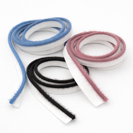 Paspelband Fuzzy 10mm - Meterware Paspelband Fuzzy 10mm - Meterware