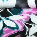 Jersey de viscose - Fleurs Fuchsia Jersey de viscose - Fleurs Fuchsia