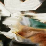 Viskosejersey - Blumen Braun