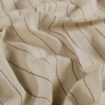 Viscose linnen - strepen beige