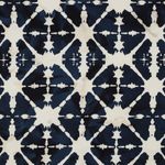 Vævet stof af bomuld - Batik Handmade Squares Navy