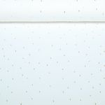 Gaze de coton - Double gaze Ministriche Foilprint Doré