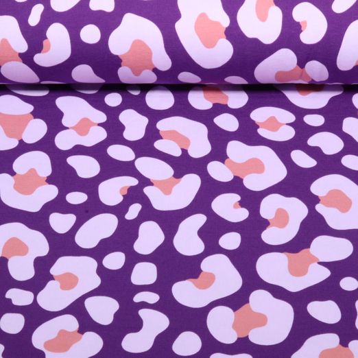 Jersey - Motif léopard multicolore Liolet