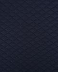 Viscose wafel sweat - effen marine