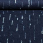 Tissu jeans pantalon Heavy - look usé Bleu foncé Tissu jeans pantalon Heavy - look usé Bleu foncé