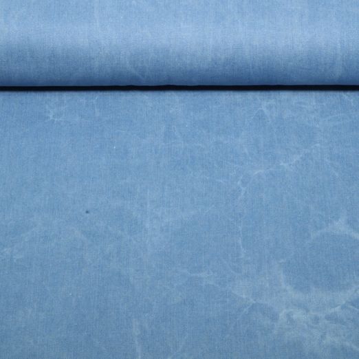 Tissu jeans pantalon - Tie and Dye bleu clair extra large