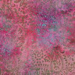Vävt tyg i bomull - Batik Handgjord Paisley Rosa