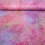 Coton tissé - Batik fait main Paisley Rose vif