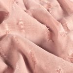 Byxjeans - destroyed plain pink