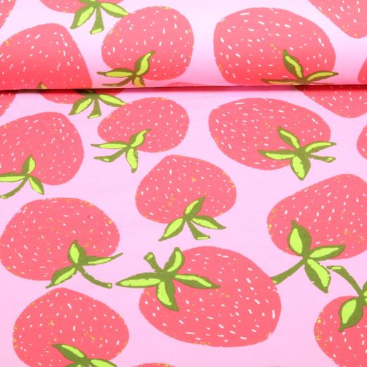 Jersey - Erdbeeren Rosa Jersey - Erdbeeren Rosa