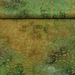 Viscose - Batik fait main Abstrait Vert Viscose - Batik fait main Abstrait Vert