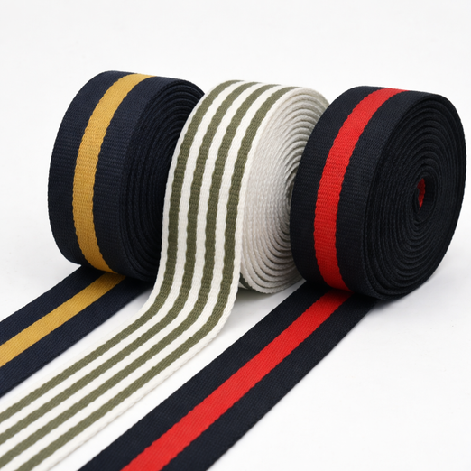 Sangle rayures 40mm - au mètre Sangle rayures 40mm - au mètre