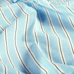 Tissu robes et blouses - Rayures bleu clair
