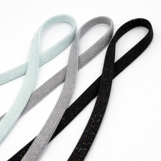 Hoodieband 8mm - Glitzer - Meterware Hoodieband 8mm - Glitzer - Meterware