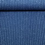 Hosenjeans - Fransen Streifen Blau Hosenjeans - Fransen Streifen Blau