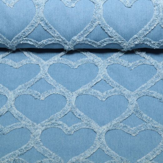 Hosenjeans - Fransen Herzen Hellblau Hosenjeans - Fransen Herzen Hellblau