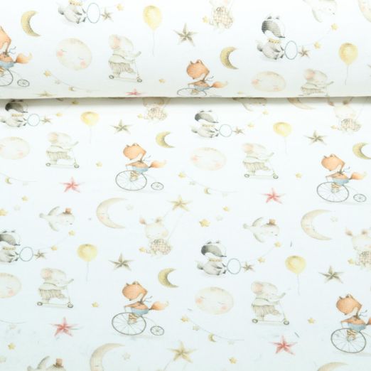 Eponge en coton - animaux Sleepy Ecru Eponge en coton - animaux Sleepy Ecru