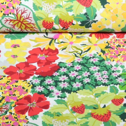 Baumwoll-Webware - Sommerfrüchte Multicolor