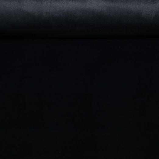 Microfaser Samt Vivaldi - Uni Schwarz Microfaser Samt Vivaldi - Uni Schwarz