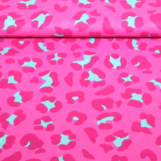 Baumwoll-Voile - Enjoy Kollektion Leo Pink Baumwoll-Voile - Enjoy Kollektion Leo Pink