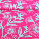 Baumwoll-Voile - Enjoy Kollektion Blumen Pink Baumwoll-Voile - Enjoy Kollektion Blumen Pink