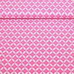 Baumwoll-Voile - Enjoy Kollektion Ornamente Weiß Pink Baumwoll-Voile - Enjoy Kollektion Ornamente Weiß Pink