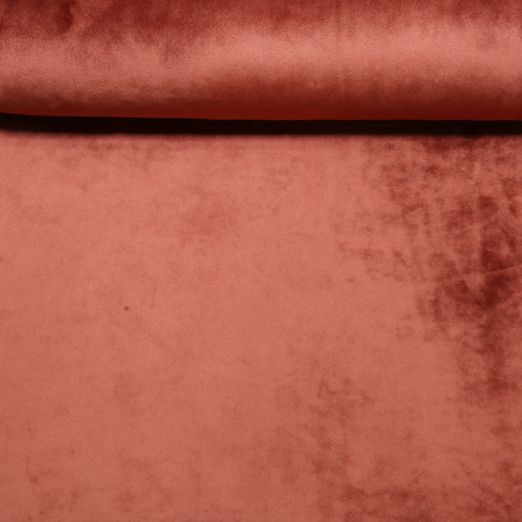 Stretchsamt Supersoft - Uni Ziegel Stretchsamt Supersoft - Uni Ziegel