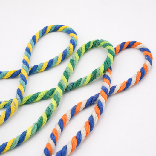 Cordon multicolore 6 mm - au mètre Cordon multicolore 6 mm - au mètre