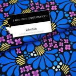 Collection Performance d'Albstoffe - Zinnia Bleu Noir Collection Performance d'Albstoffe - Zinnia Bleu Noir