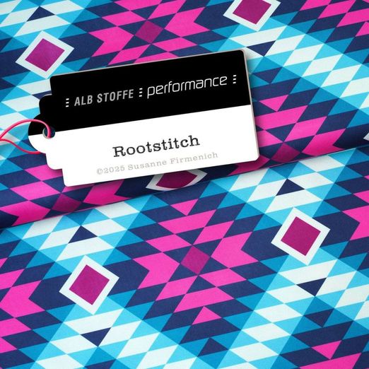 Albstoffe Performance Kollektion - Rootstitch Türkis