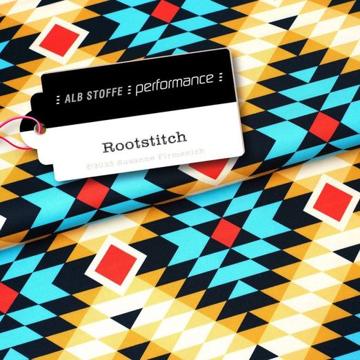 Albstoffe Performance Kollektion - Rootstitch Curry Albstoffe Performance Kollektion - Rootstitch Curry
